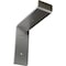 Ekena Millwork Steel Truss Shelf Bracket, Stainless Steel 2"W x 6"D x 6 1/4"H BKTM02X06X06TSSS - alternate 1